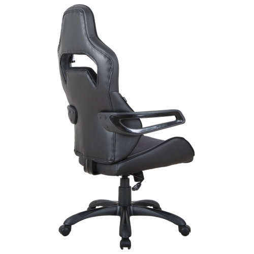 Кресло компьютерное Brabix Nitro GM-001 ткань/экокожа, черное 531817 фото 6